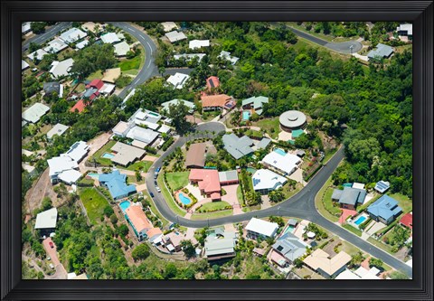 Framed Bayview Heights, Cairns, Queensland, Australia Print
