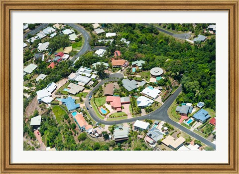 Framed Bayview Heights, Cairns, Queensland, Australia Print