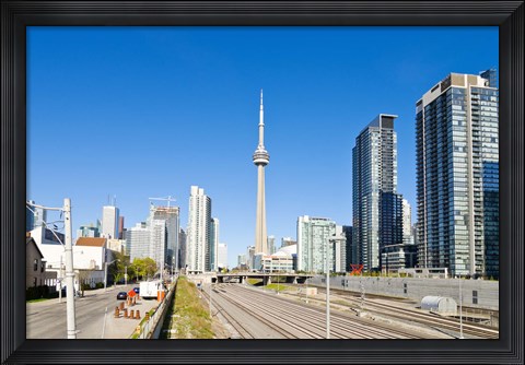 Framed CN Tower, Toronto, Ontario, Canada 2013 Print