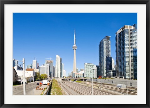 Framed CN Tower, Toronto, Ontario, Canada 2013 Print