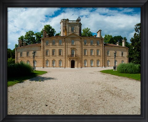 Framed Facade of a castle, Chateau d&#39;Avignon, Saintes-Maries-De-La-Mer, Bouches-Du-Rhone, Provence-Alpes-Cote d&#39;Azur, France Print