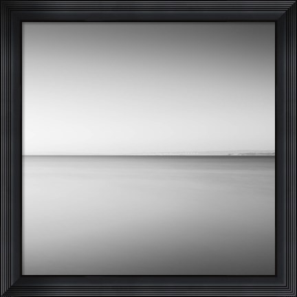 Framed China Camp Pano BW 3 of 3 Print