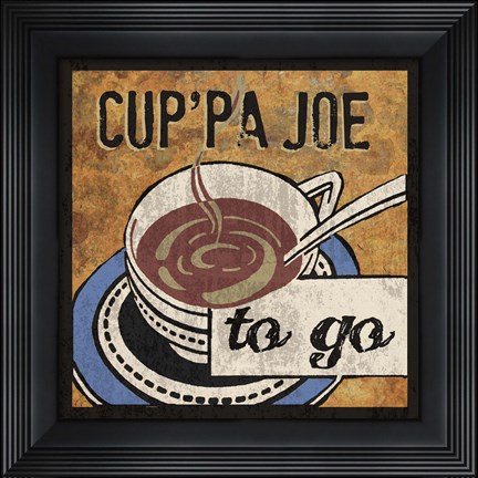 Framed Cup&#39;Pa Joe Print
