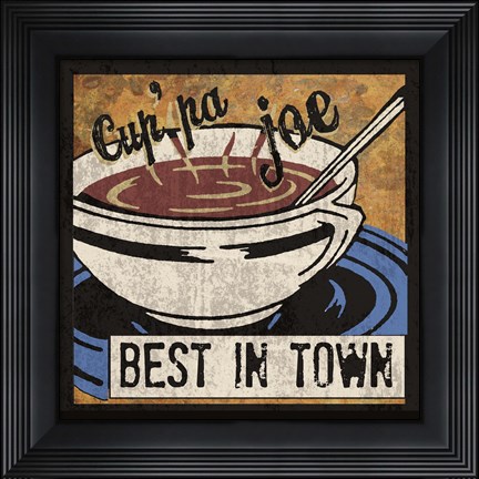Framed Best in Town Print