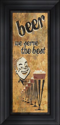 Framed Best Beer Print