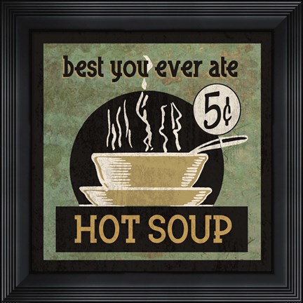 Framed Hot Soup Print