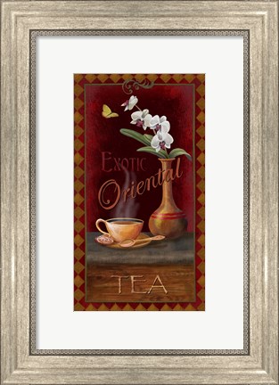 Framed Oriental Tea Print