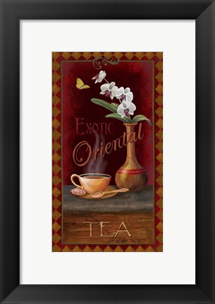 Framed Oriental Tea Print