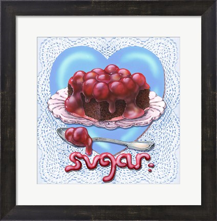 Framed Sugar Sweet Print