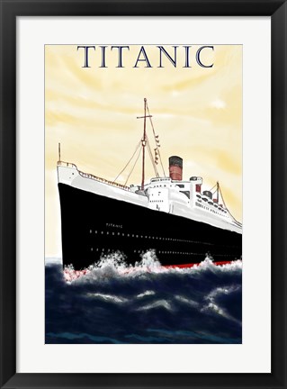 Framed Titanic Poster Print