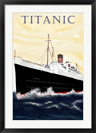 Framed Titanic Poster Print