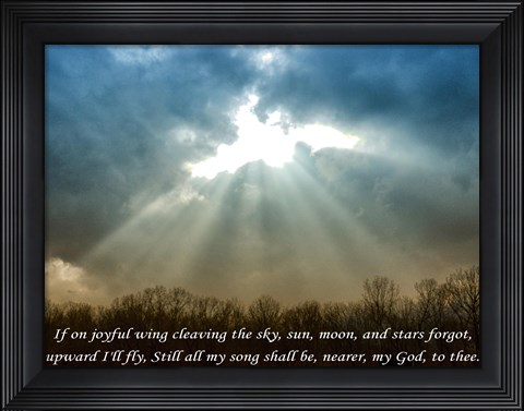 Framed Nearer God To Thee Print