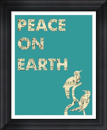 Framed Peace On Earth Print