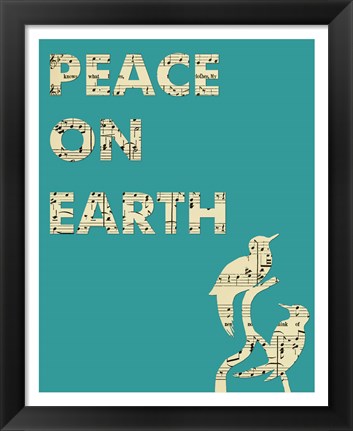 Framed Peace On Earth Print