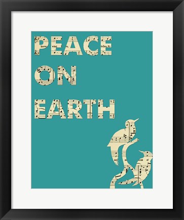 Framed Peace On Earth Print