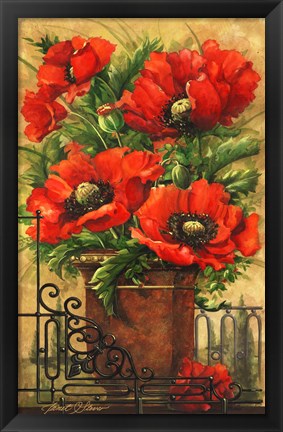 Framed Tuscan Bouquet I Print