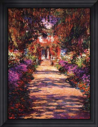 Framed Il Viale del Giardino Print