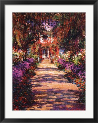 Framed Il Viale del Giardino Print