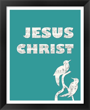 Framed Jesus Christ Print