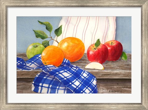 Framed Apples To Oranges Print