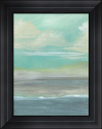 Framed Lowland Beach I Print