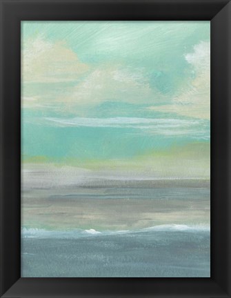 Framed Lowland Beach I Print