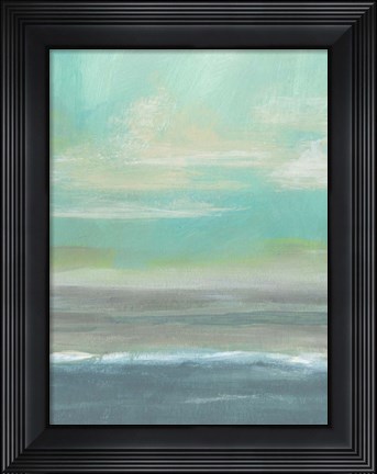 Framed Lowland Beach II Print