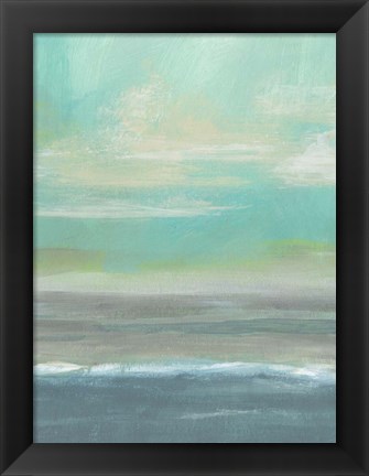 Framed Lowland Beach II Print