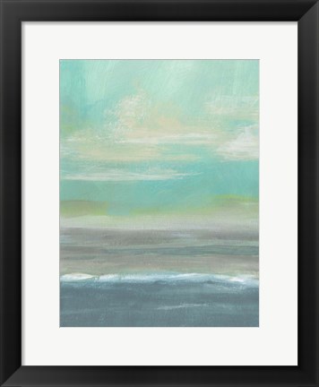 Framed Lowland Beach II Print