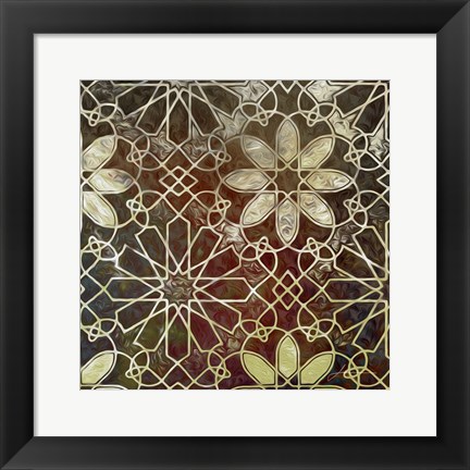 Framed Mystic Tiles II Print