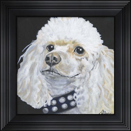 Framed Dlynn&#39;s Dogs - Harley Print