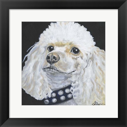 Framed Dlynn&#39;s Dogs - Harley Print