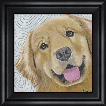 Framed Dlynn&#39;s Dogs - Cosmo Print