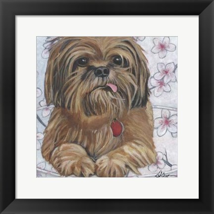 Framed Dlynn&#39;s Dogs - Cody Print