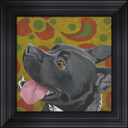 Framed Dlynn&#39;s Dogs - Kendall Print