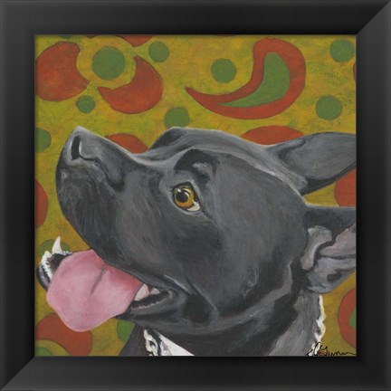 Framed Dlynn&#39;s Dogs - Kendall Print