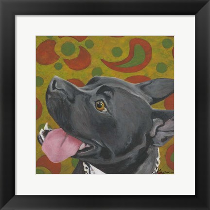 Framed Dlynn&#39;s Dogs - Kendall Print