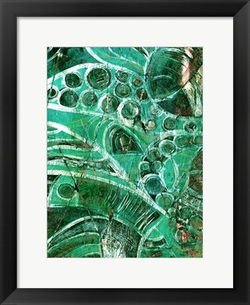 Framed Sea Glass I Print