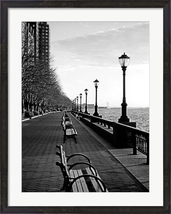 Framed Battery Park City I Print