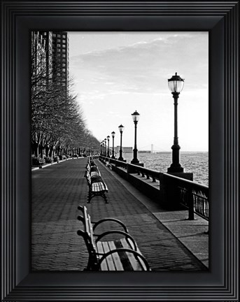 Framed Battery Park City I Print