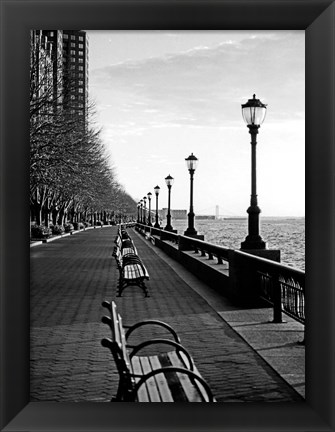 Framed Battery Park City I Print