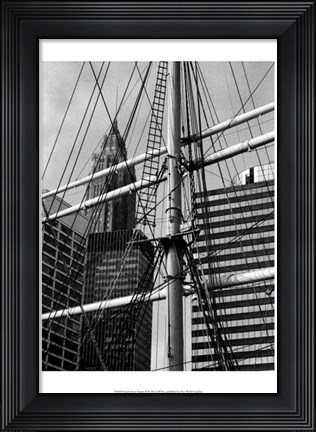 Framed South Street Seaport II Print