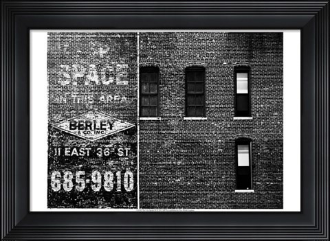 Framed City Speaks III Print