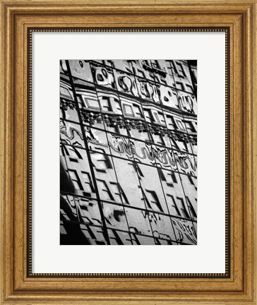 Framed Reflections of NYC III Print