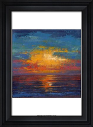 Framed Sun Down II Print