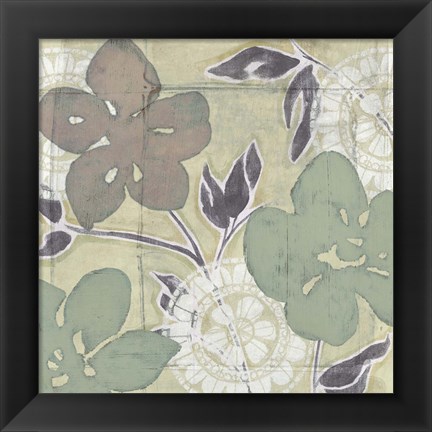 Framed Serene Pastels I Print