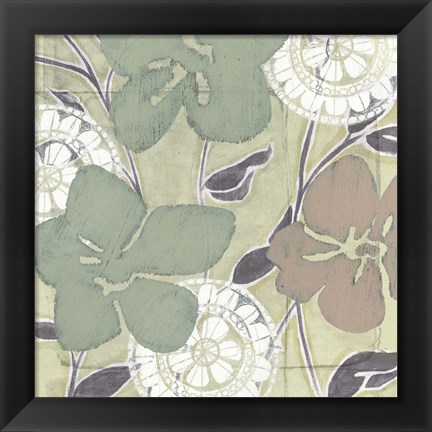 Framed Serene Pastels II Print