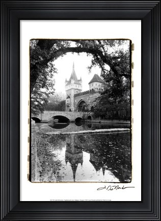 Framed Castle Reflections, Vajdahunyad Print