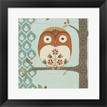 Framed Forest Whimsy I Print