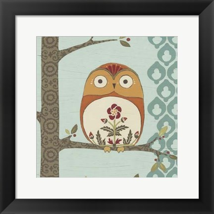 Framed Forest Whimsy II Print